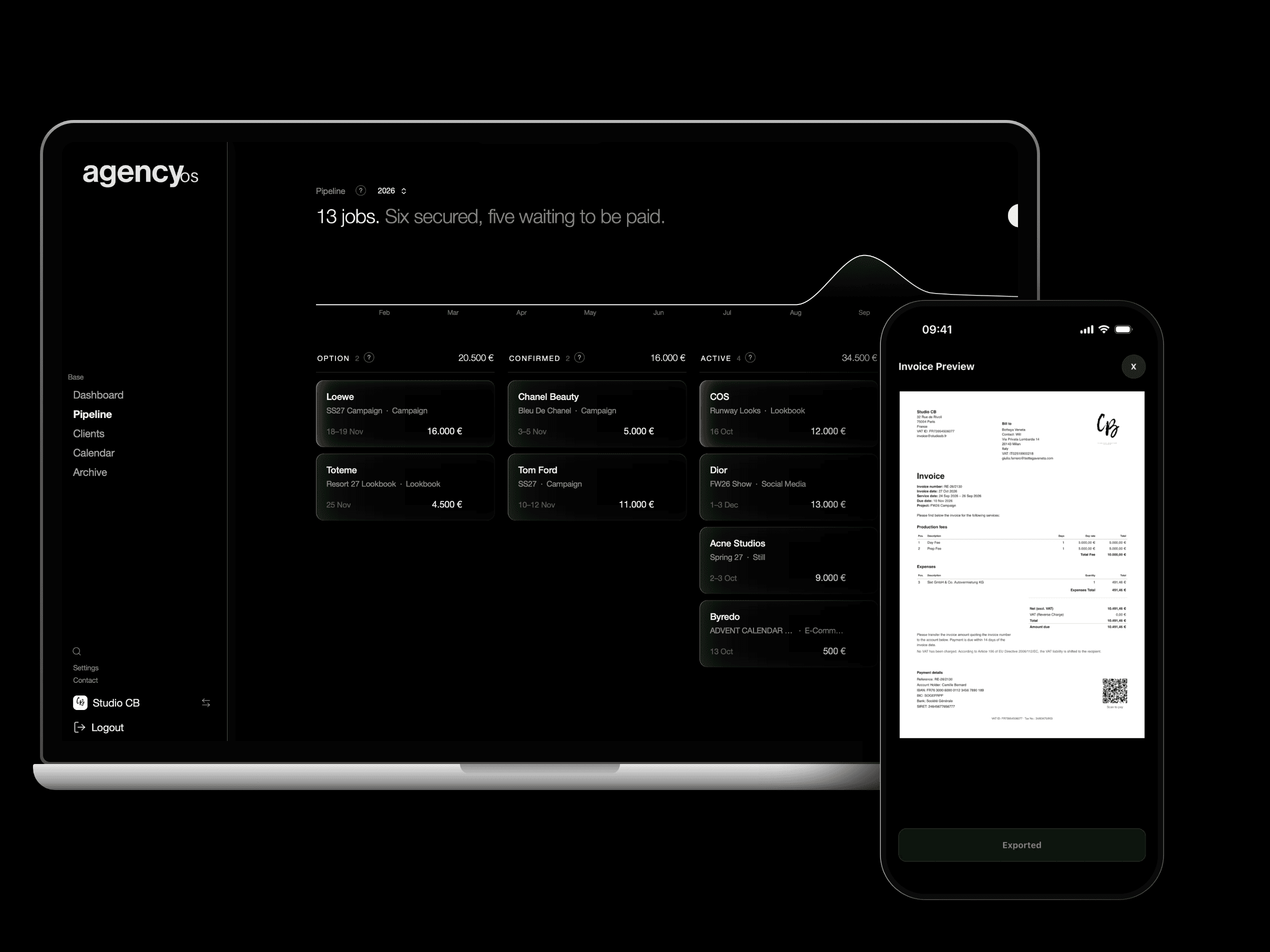 Agency OS Base on Mac and iPhone