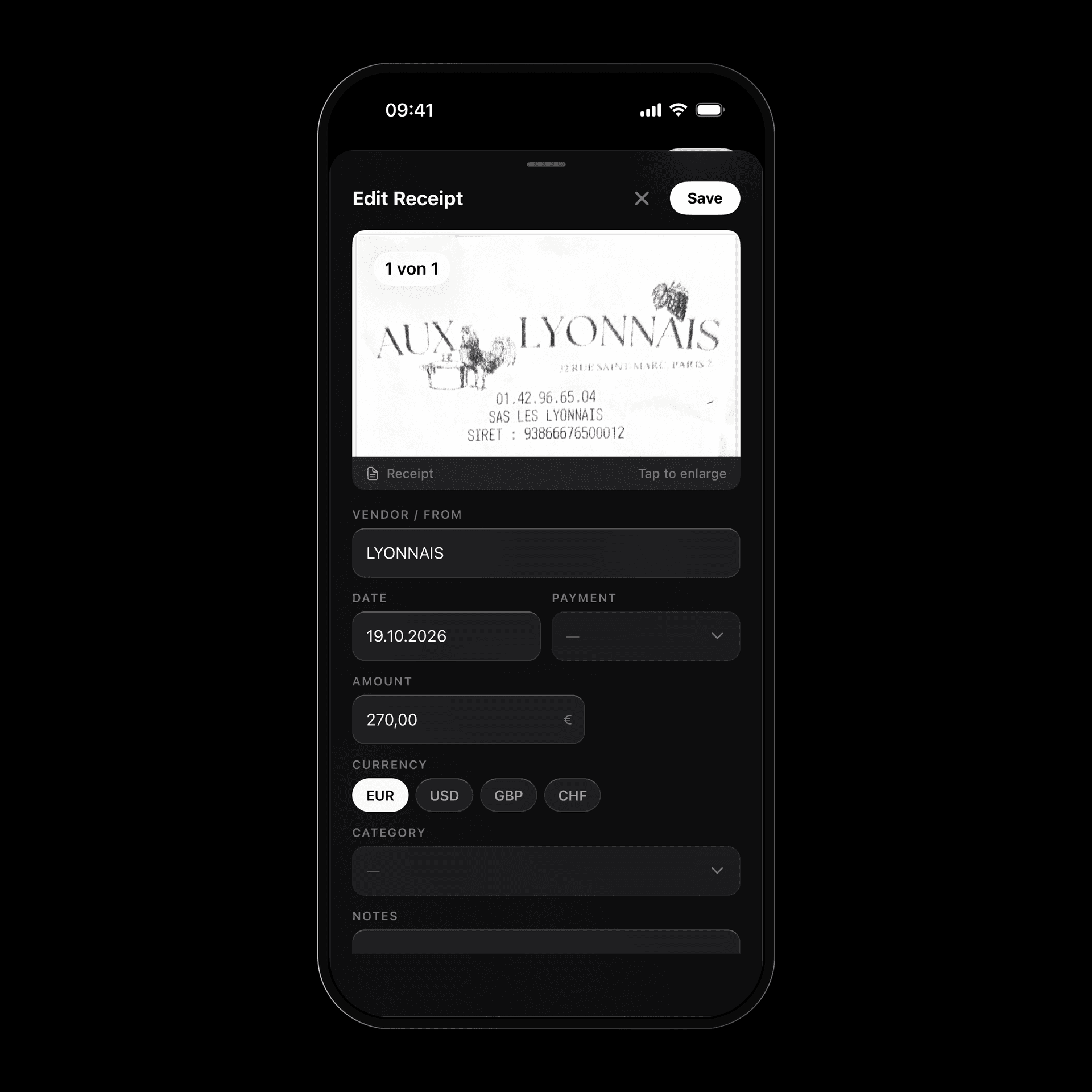 Receipt Scanner